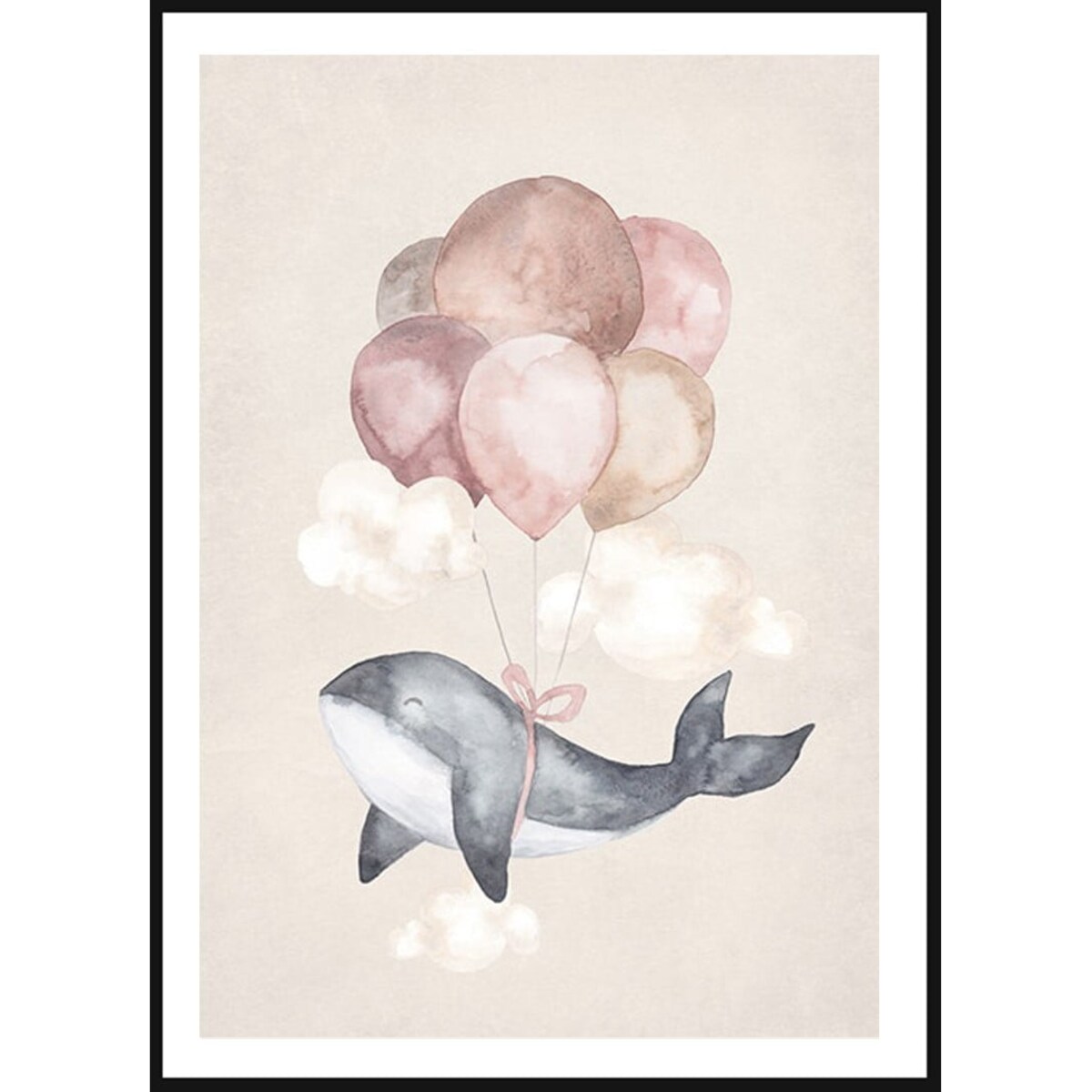 Poster Story, Plakat, Obraz - Wieloryb Marzyciel, wymiary 60 x 84 cm
