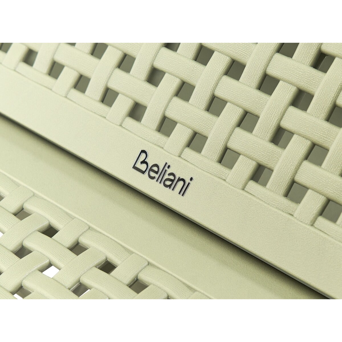 Leżak ogrodowy OSSIMO Rozkładany Materiał syntetyczny Jasnozielony