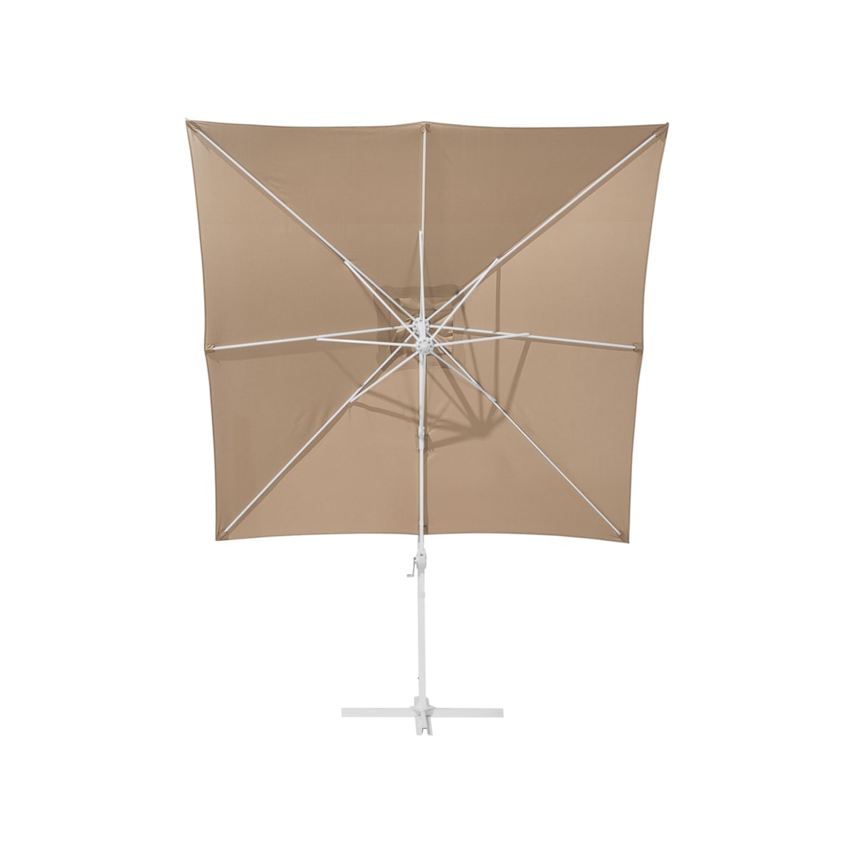 Parasol ogrodowy 250 x 250 cm piaskowy MONZA
