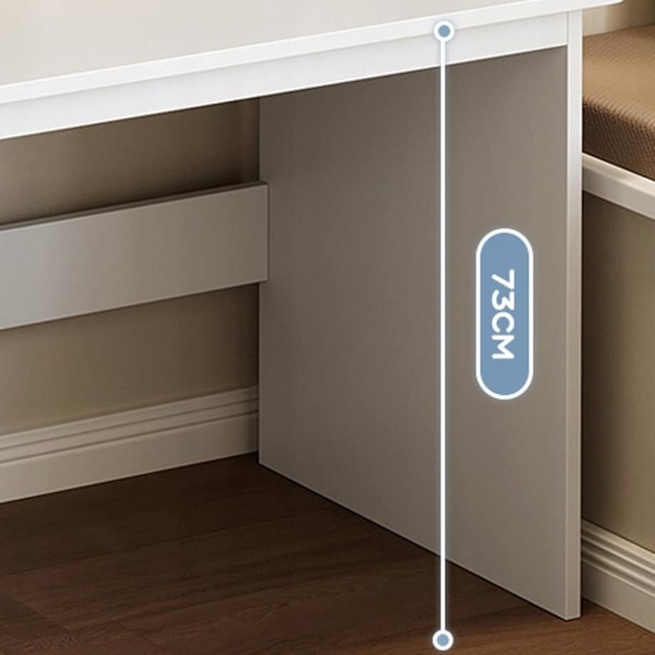 Biurko komputerowe białe loft pod laptop stolik z regałem gamingowe duże