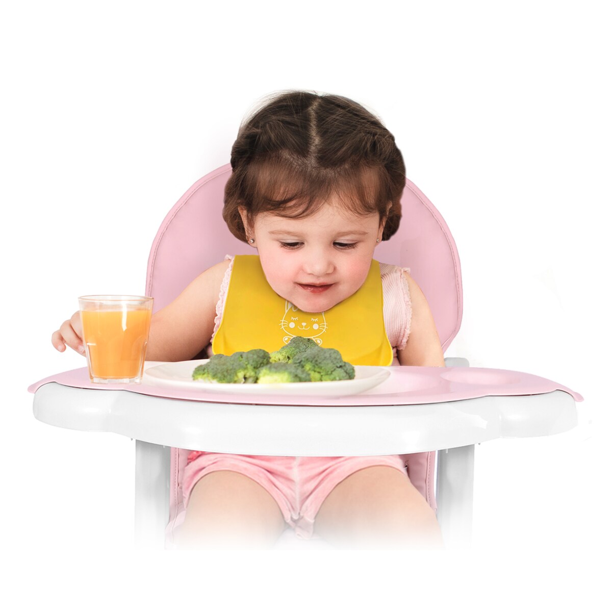 Tacka do krzesełka do karmienia Ricokids Sinco różowa