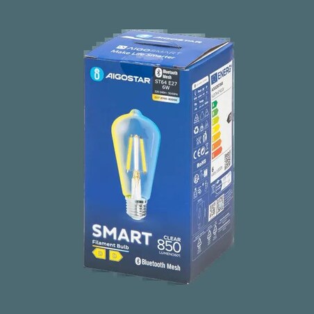 inteligentna żarówka bluetooth mesh st64 6w cct
