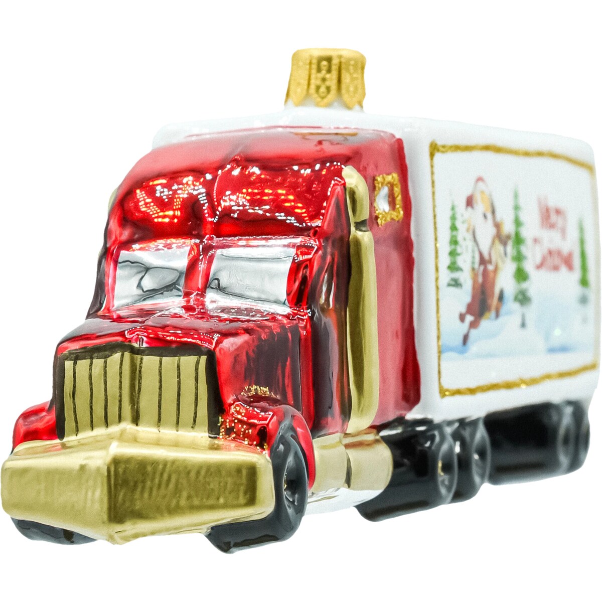 Bombka choinkowa: Ciężarówka Merry Christmas