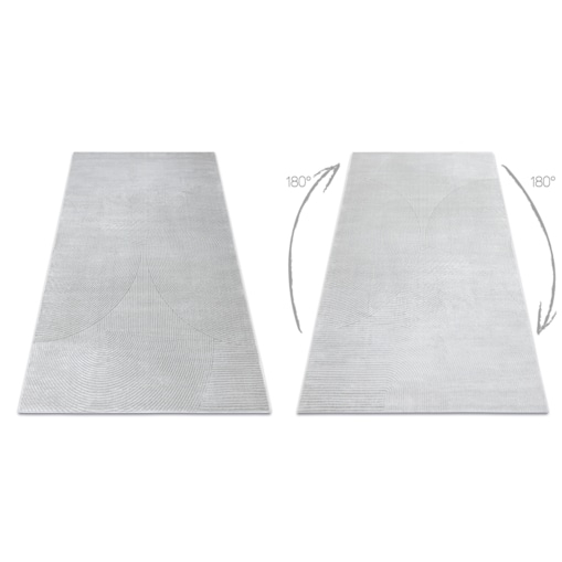 Dywan BALANCE 0194 szary - Geometryczny, 80x150 cm