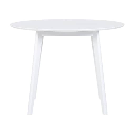Stół do jadalni okrągły ⌀ 100 cm biały ROXBY