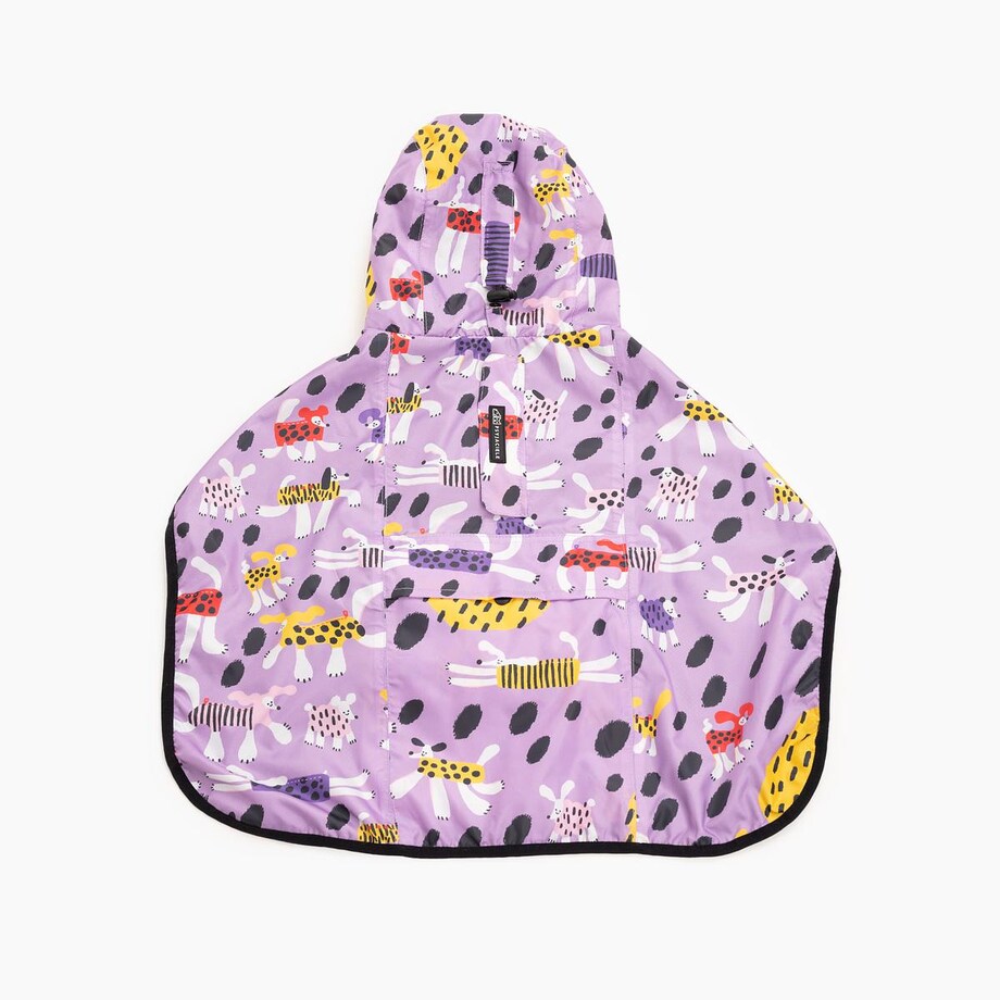 Płaszcz przeciwdeszczowy dla psa Pieski Floreski - Rozmiar: XL