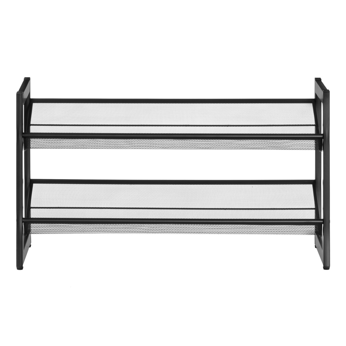 Metalowy stojak na buty MIMMI, 2 poziomy, 74 cm