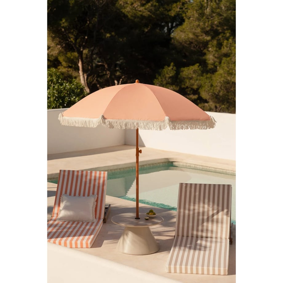 Parasol ogrodowy retro brzoskwiniowy Mika Ø175 cm