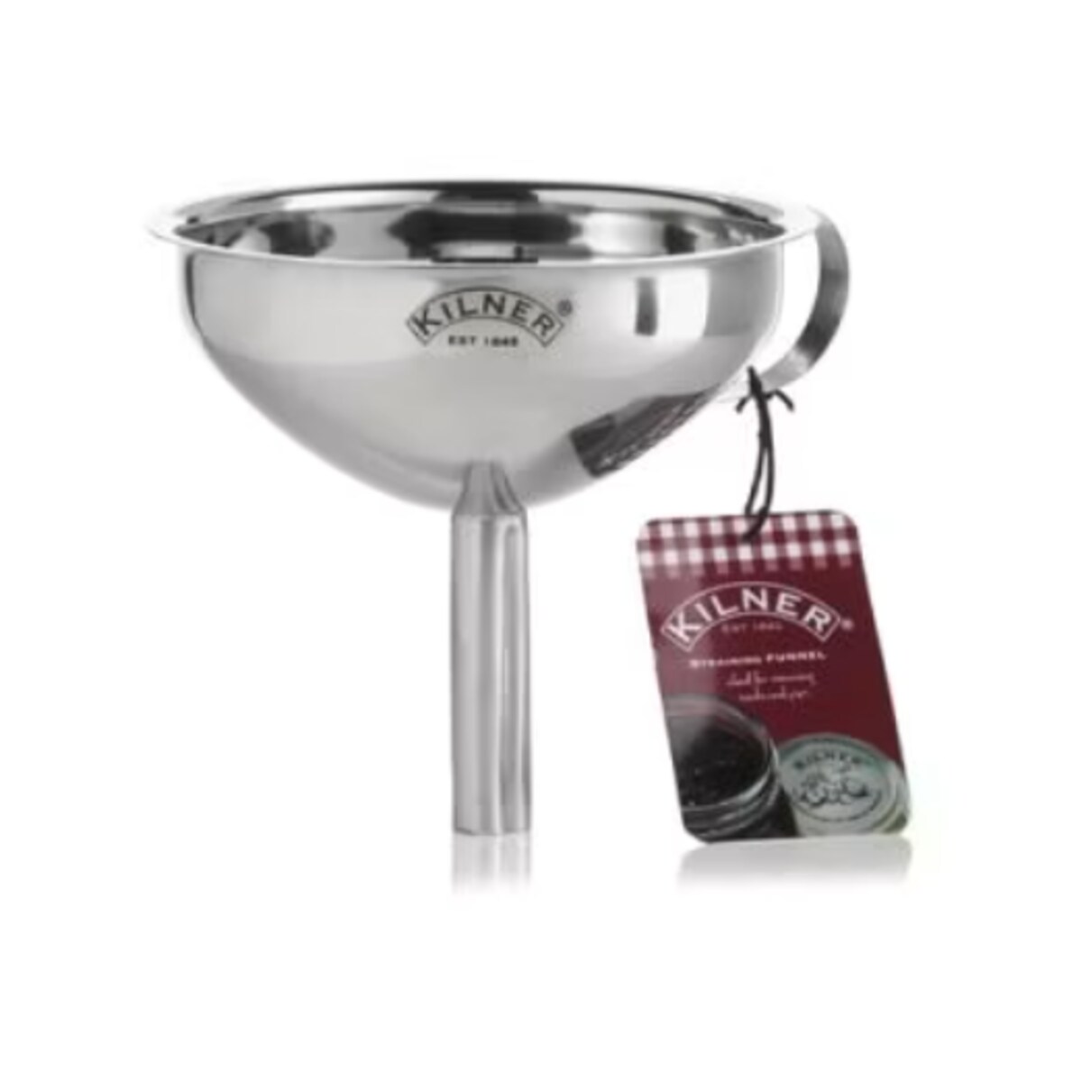 Stalowy lejek do przetworów, 13 x 13 x 11.5 cm, Kilner