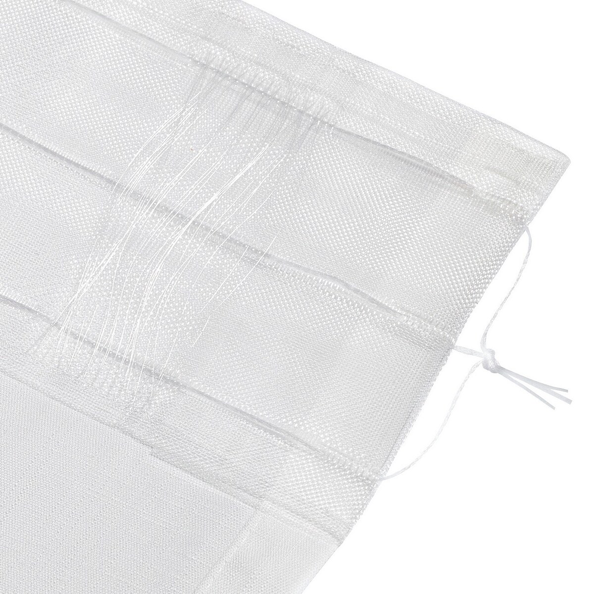 Zasłona na taśmie marszczącej półprzezroczysta biała 140 x 280 cm 1 szt. 140x280 biały