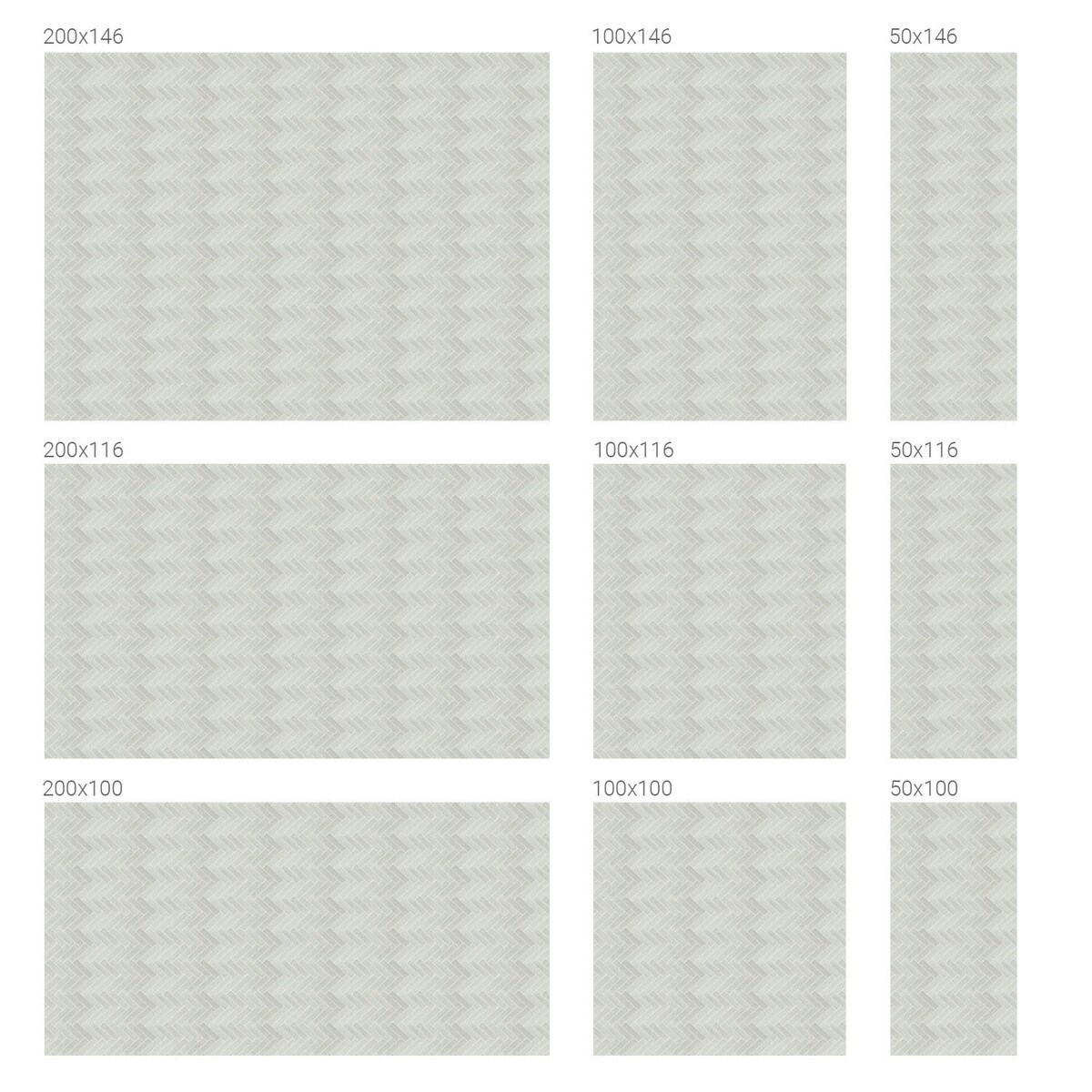 Okleina na szybę chroniąca prywatność - Subtelny wzór jodełki szarego odcienia - 50x100 cm