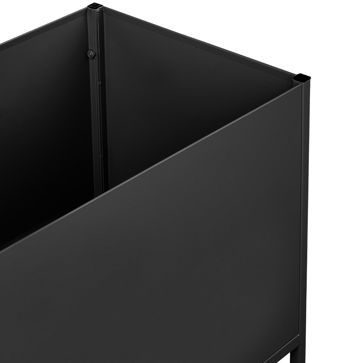 Donica na nóżkach TAPIEN Metal 70 cm Czarny