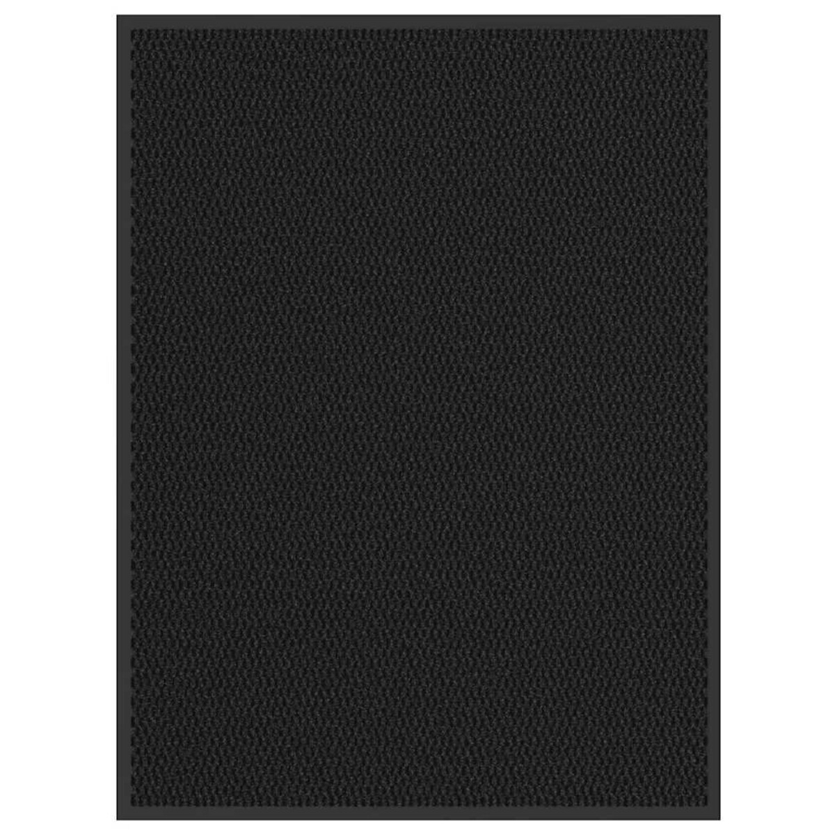 vidaXL Wycieraczka, czarna, 80 x 120 cm