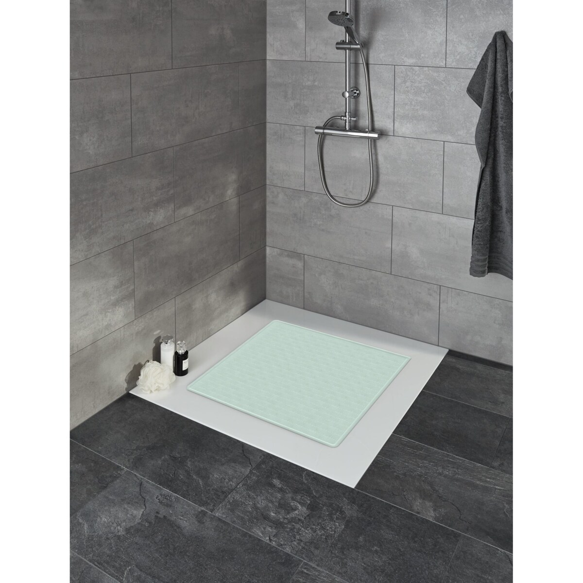 Kleine Wolke Ruby Mata bezpieczeństwa pod prysznic zielony 53x 53 cm