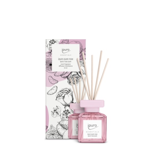 Dyfuzor zapachowy 50 ml, PURE ROSE, ipuro Essentials