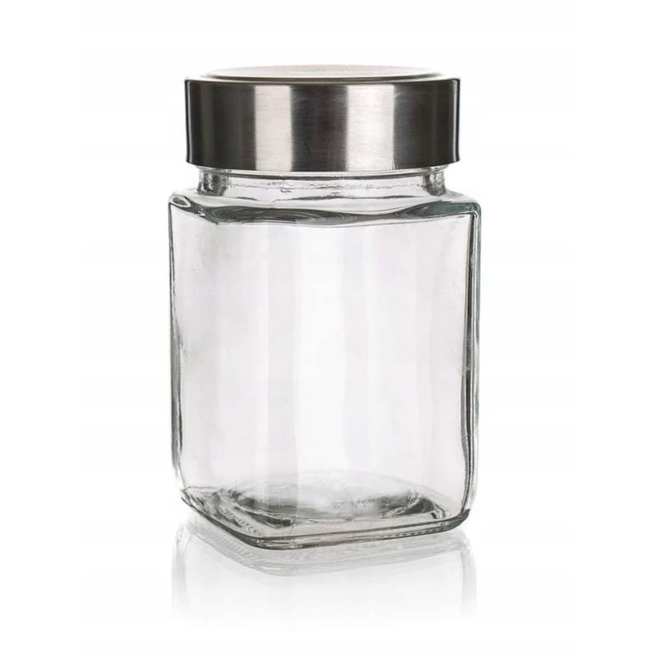 6x POJEMNIK SZKLANY SŁOIK MAŁY NA przyprawy 300 ml do szafki półki kuchni