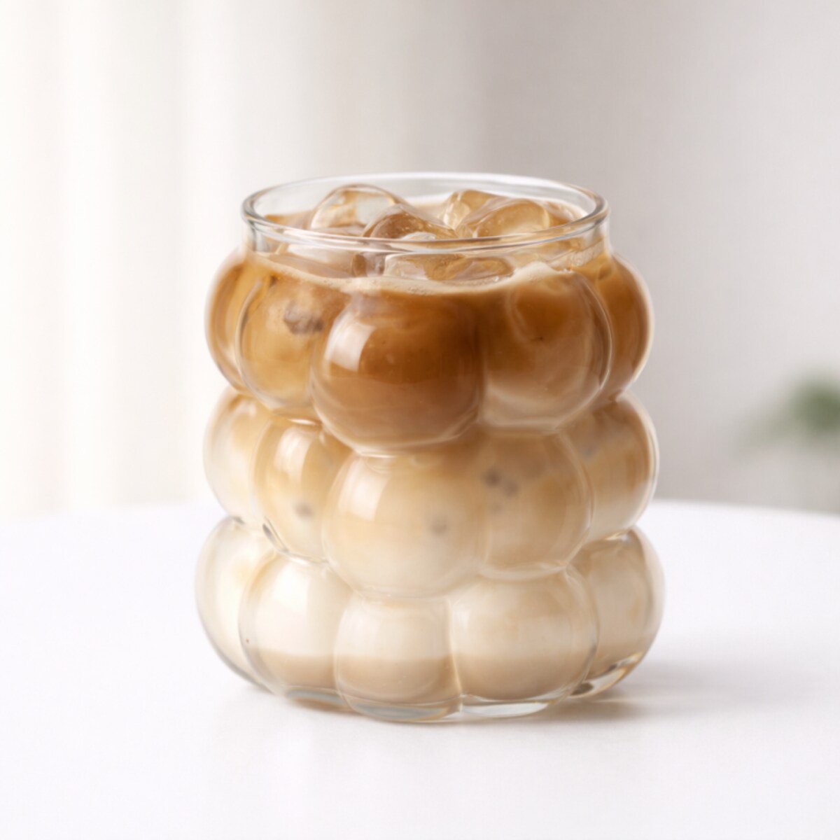 Szklanka 350ml Bubble 1 szt do kawy latte drinków SZK197