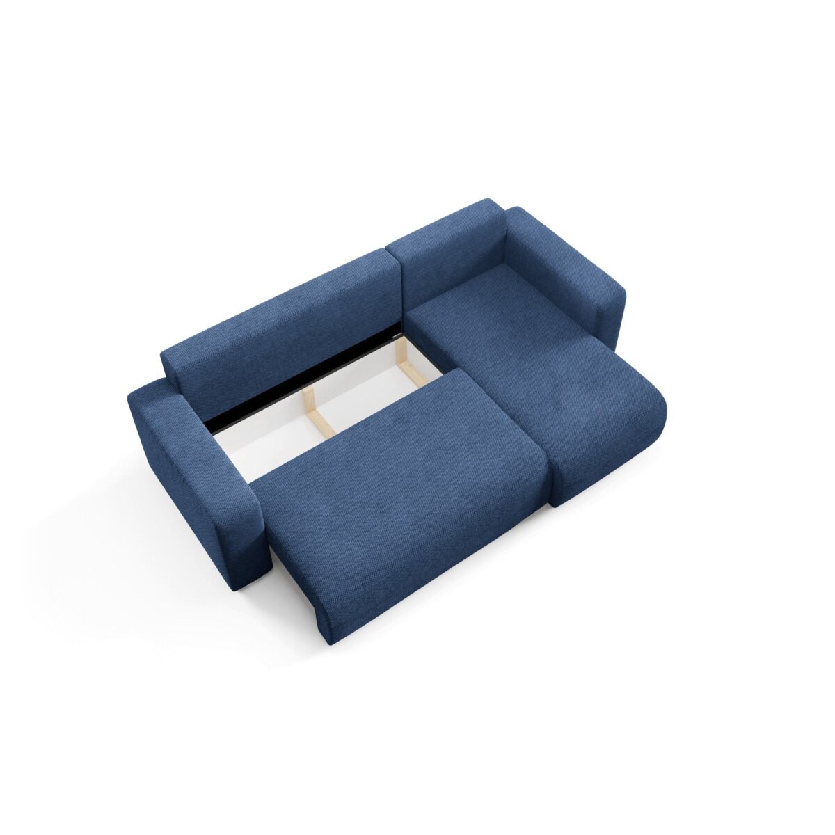 Narożnik EVORA L z pojemnikiem tkanina miękki plusz Kolor: Onega 10