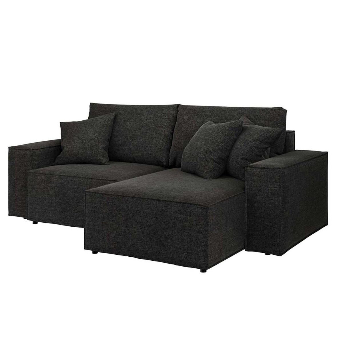 Melow Sofa narożna - antracytowa