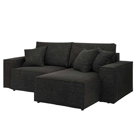 Melow Sofa narożna - antracytowa