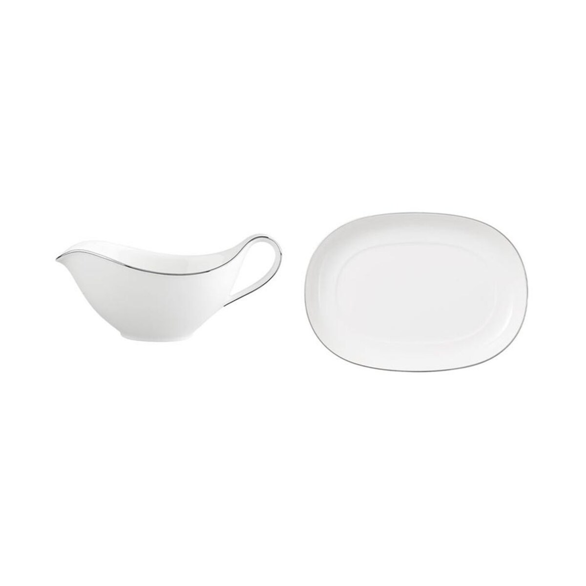 Sosjerka z podstawką  Anmut Platinum No.1, 440 ml, Villeroy & Boch