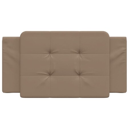 vidaXL Poduszka na wezgłowie, Zadar, cappuccino, 100 cm, sztuczna skóra