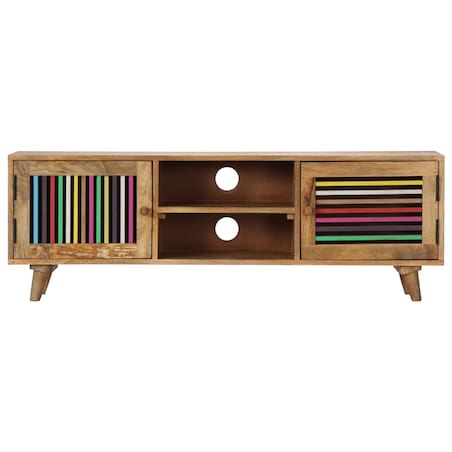 vidaXL Szafka pod TV, 120x30x40 cm, lite drewno mango
