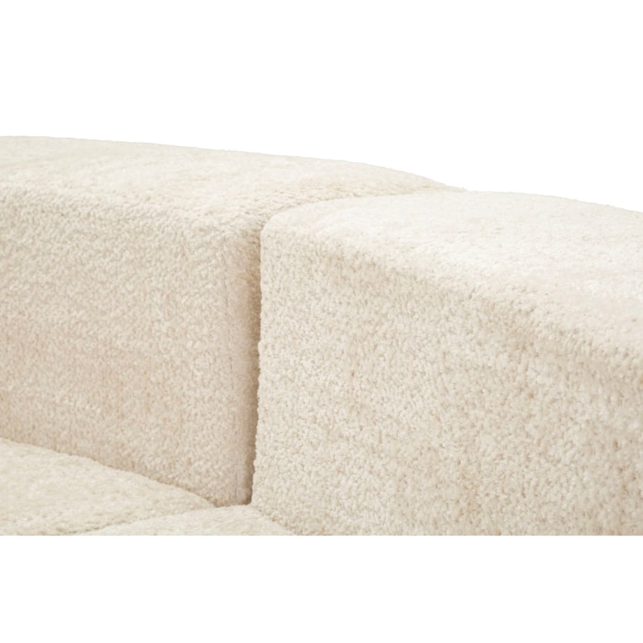 Sofa Island, kolor biały, poliester, 238 x 92 x 78 cm, do salonu, Mauro Ferretti