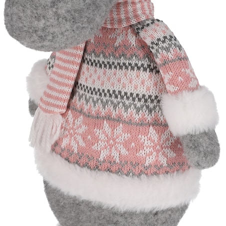 Renifer SKRZAT Mikołaj świąteczny ŁOŚ figurka DEKORACJA prezent JUMIhome