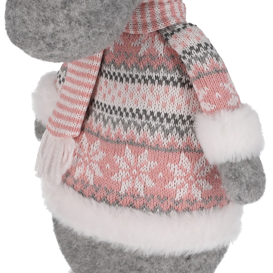 Renifer SKRZAT Mikołaj świąteczny ŁOŚ figurka DEKORACJA prezent JUMIhome