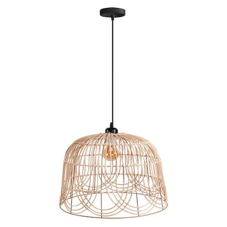 LAMPA SUFITOWA WISZĄCA NATURAL BOHO APP1351-1CP 30 cm