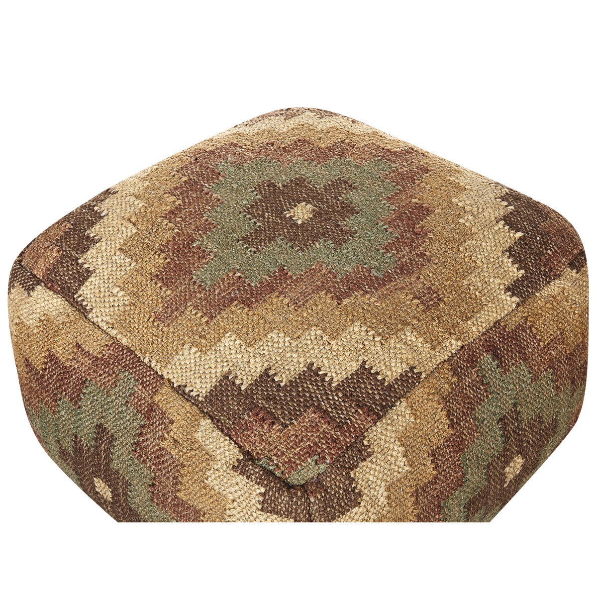 Puf z juty 50 x 5 cm wielokolorowy MAGURI