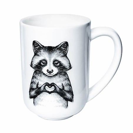 Kubek szop i leniwiec- idealny zestaw do parzenia herbaty, piekny prezent dla mamy, taty, babci, dziadka, niej i niego, teściowej 400ml