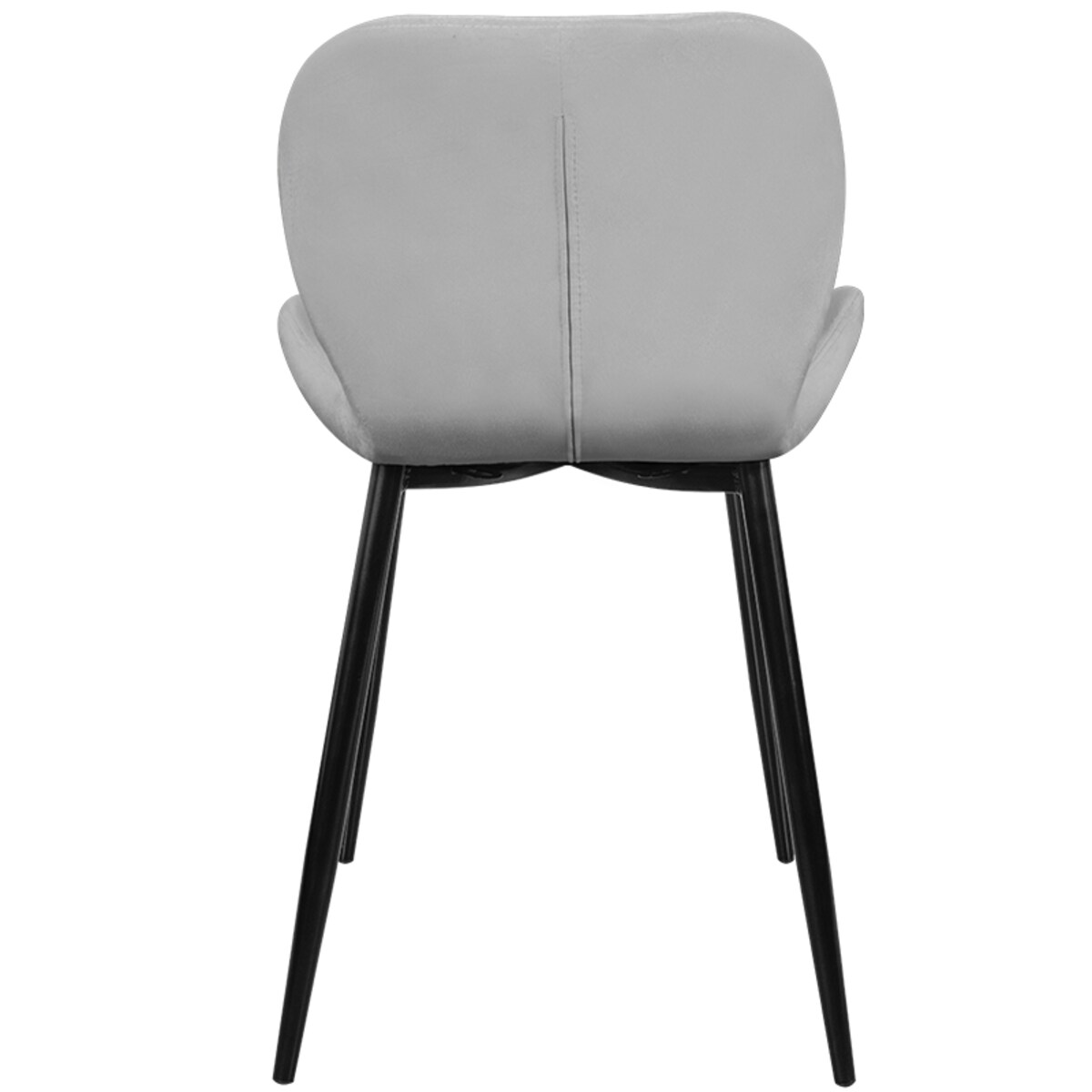 Krzesło tapicerowane do salonu skandynawskie nowoczesne szare