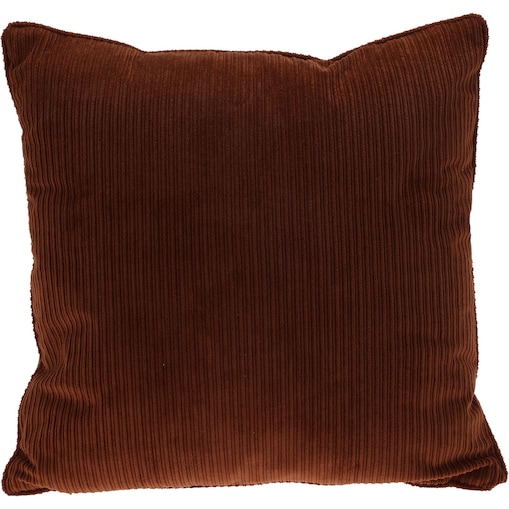 Poduszka dekoracyjna sztruksowa z lamówką, 40 x 40 cm