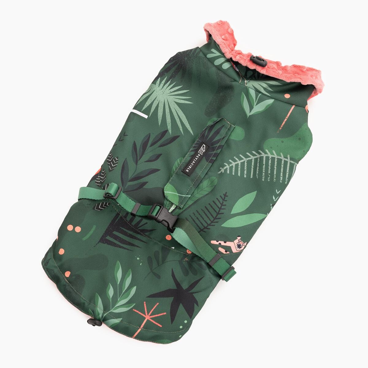 Kurtka dla psa "Welcome to the jungle" - Rozmiar: S