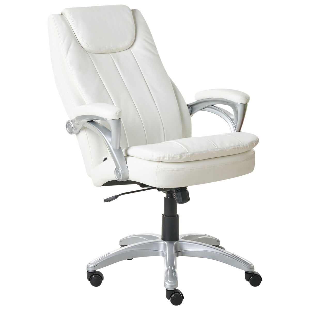 Fotel biurowy Obrotowy CHIEF Ekoskóra Złamana biel