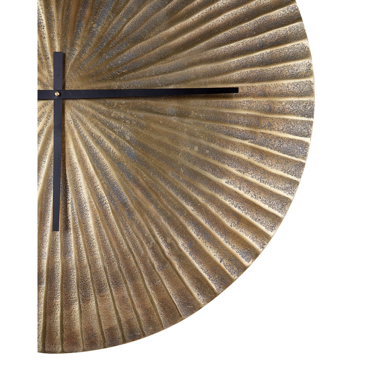 Zegar ścienny VAIGAI 59 cm Metal Złoty