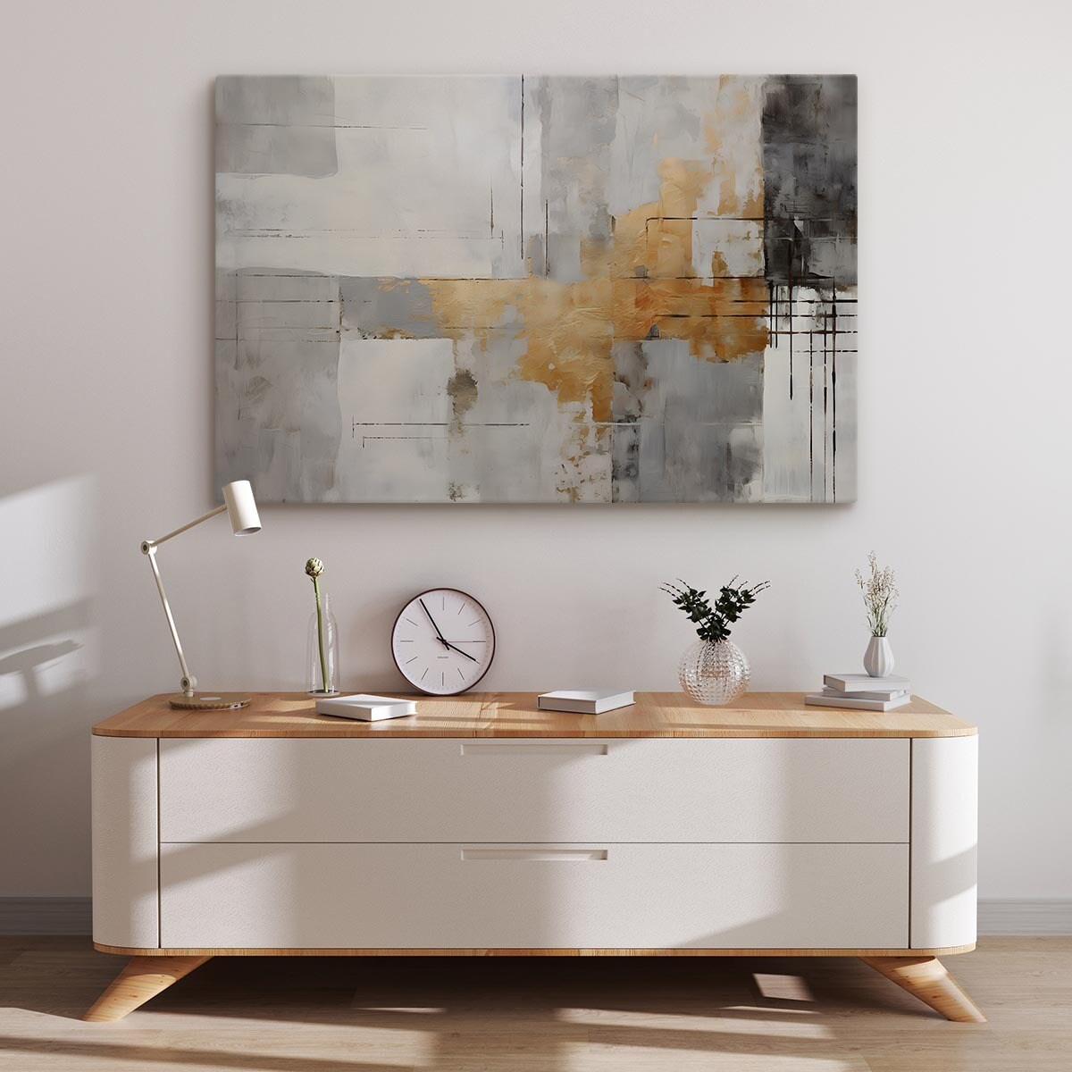 Obraz Na Płótnie Nowoczesna Abstrakcja, 120 x 80 cm, Muralo