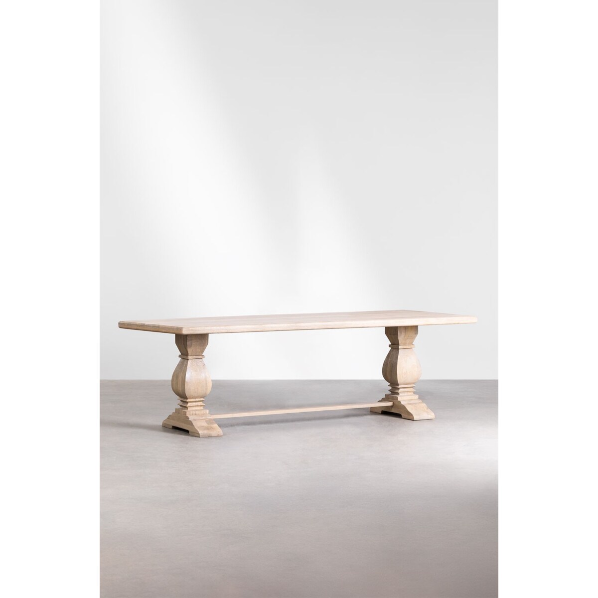 Prostokątny stół do jadalni z drewna mango Sanzia 220x100 cm