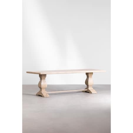 Prostokątny stół do jadalni z drewna mango Sanzia 220x100 cm