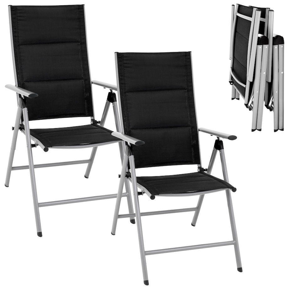 2 x Krzesło ogrodowe SKŁADANE tarasowe