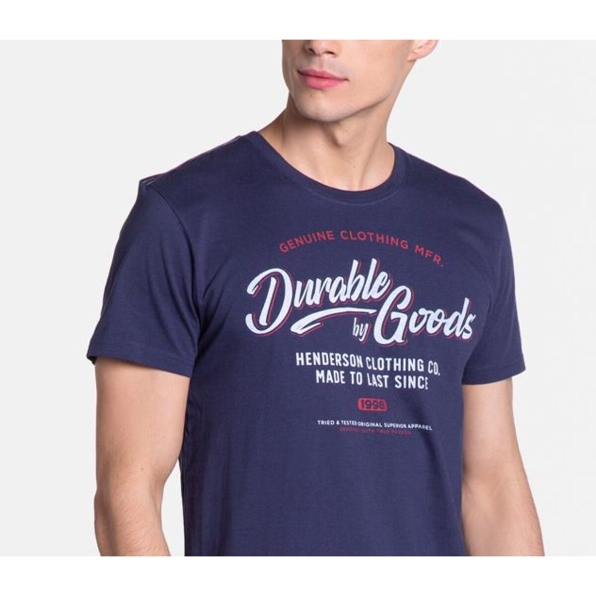 Piżama Laze 38868-59X Granatowo-Szara Granatowo-Szary, XXL