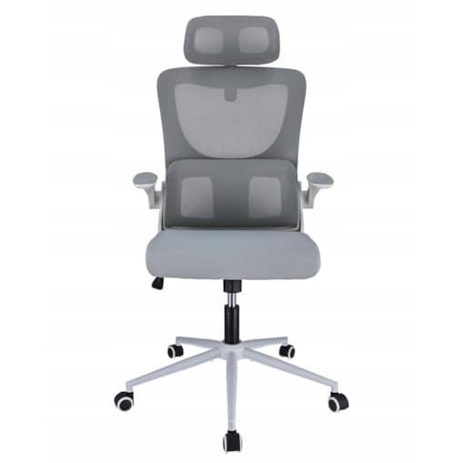 Fotel biurowy obrotowy ZEO szary