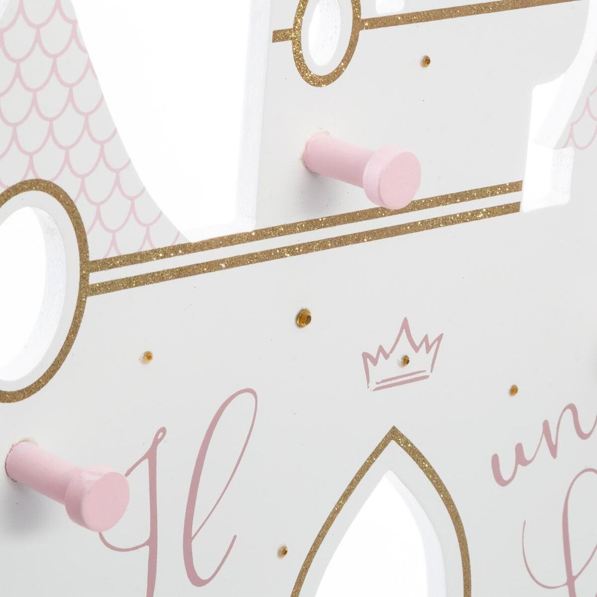 Wieszak do pokoju dziecka ZAMEK, 5 haczyków, 45 cm