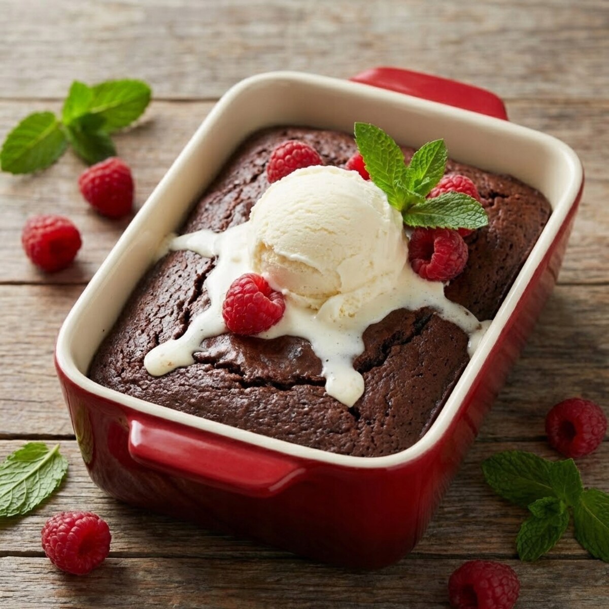 NACZYNIE ŻAROODPORNE MAŁE CERAMICZNE CZERWONE DO PIEKARNIKA PIECZENIA 20cm