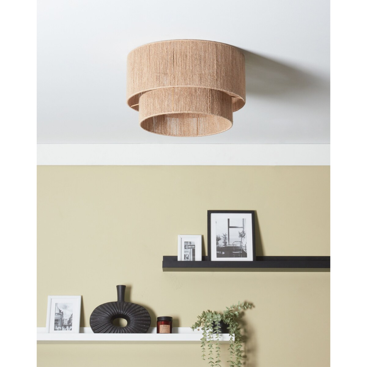 Lampa sufitowa z juty naturalna DORING
