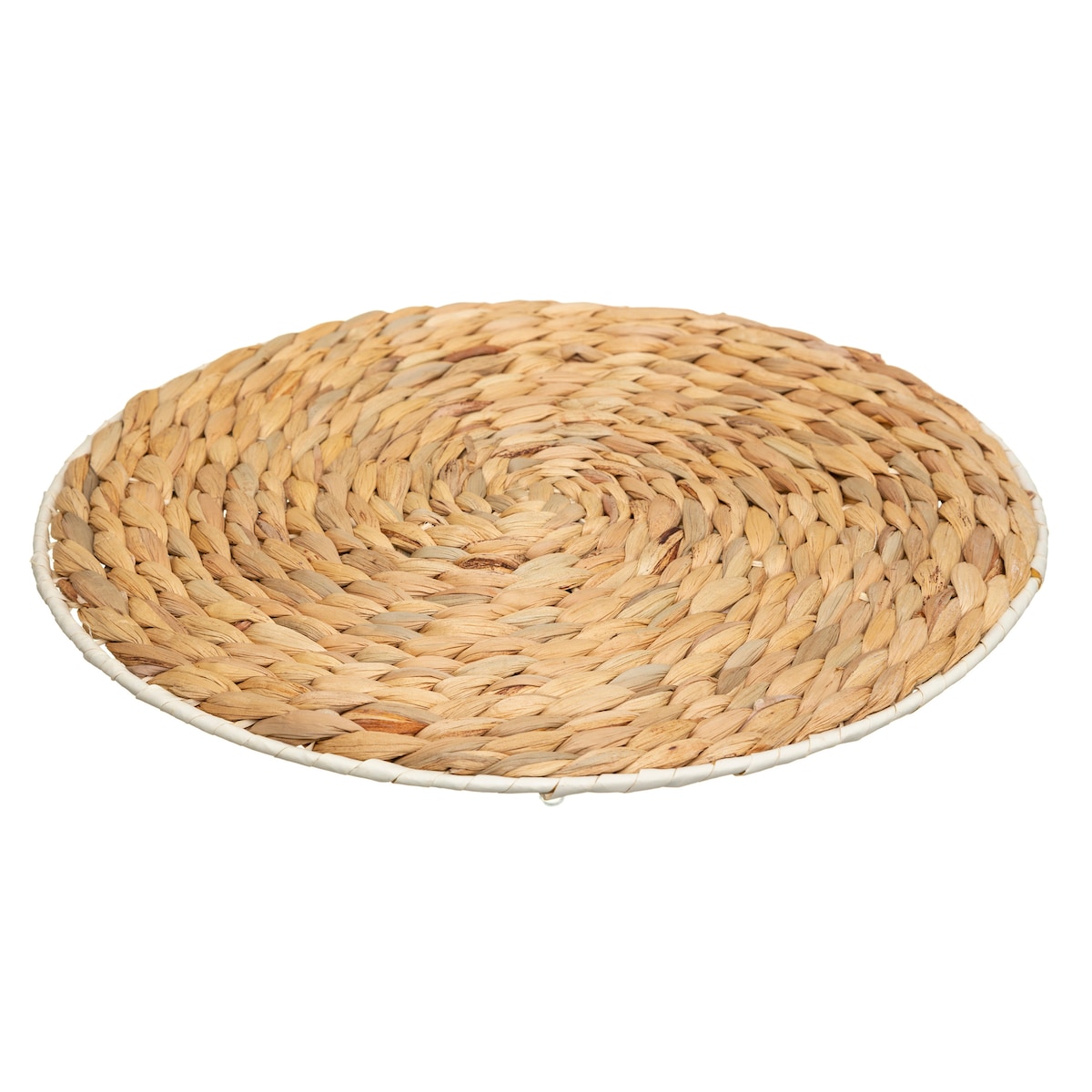 Podkładka pod talerz, hiacynt wodny, Ø 35 cm, kolor brązowy