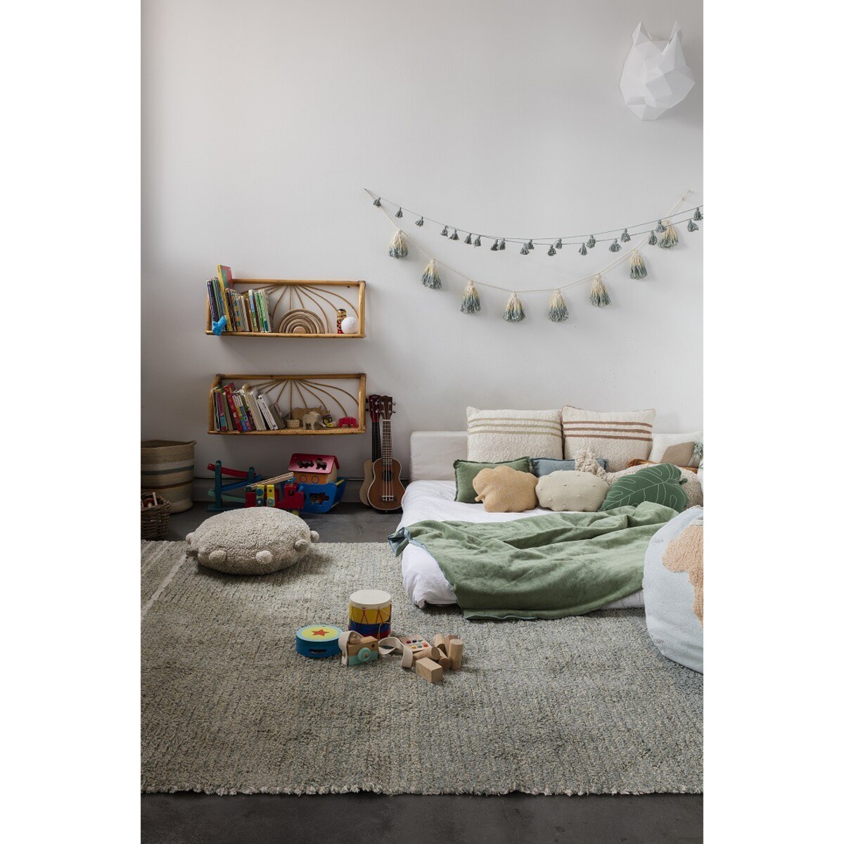 Dywan Bawełniany Twin Vintage Blue 80x140 cm Lorena Canals