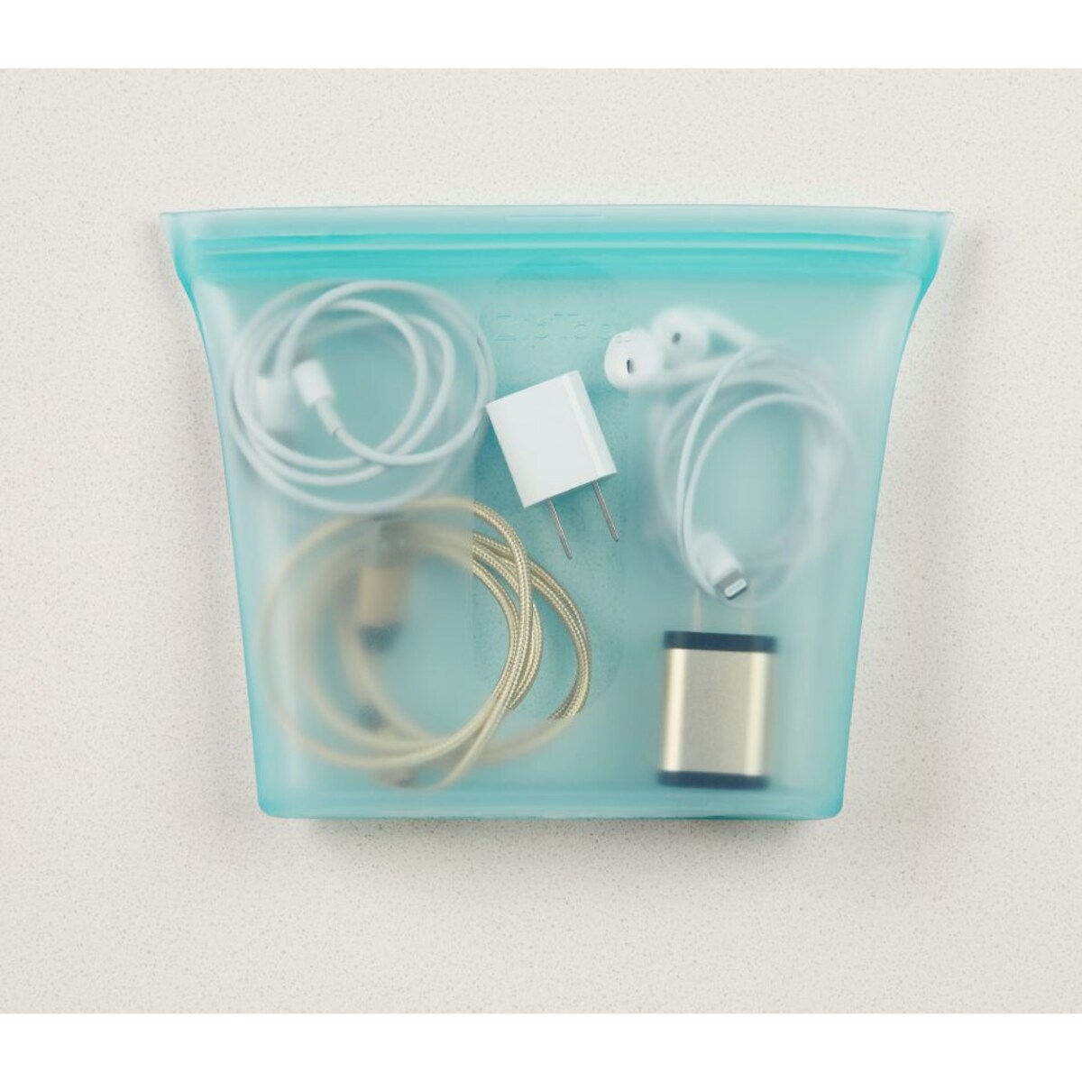 Torebka śniadaniowa Teal, Zip Top